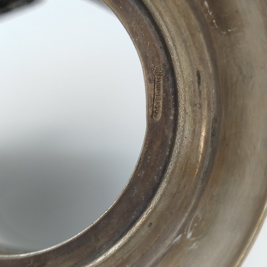 Подстаканник "Советский космос", мНЦ (медь-никель-цинк), Кольчугинский завод цветных металлов, СССР, 1960-1980 гг.