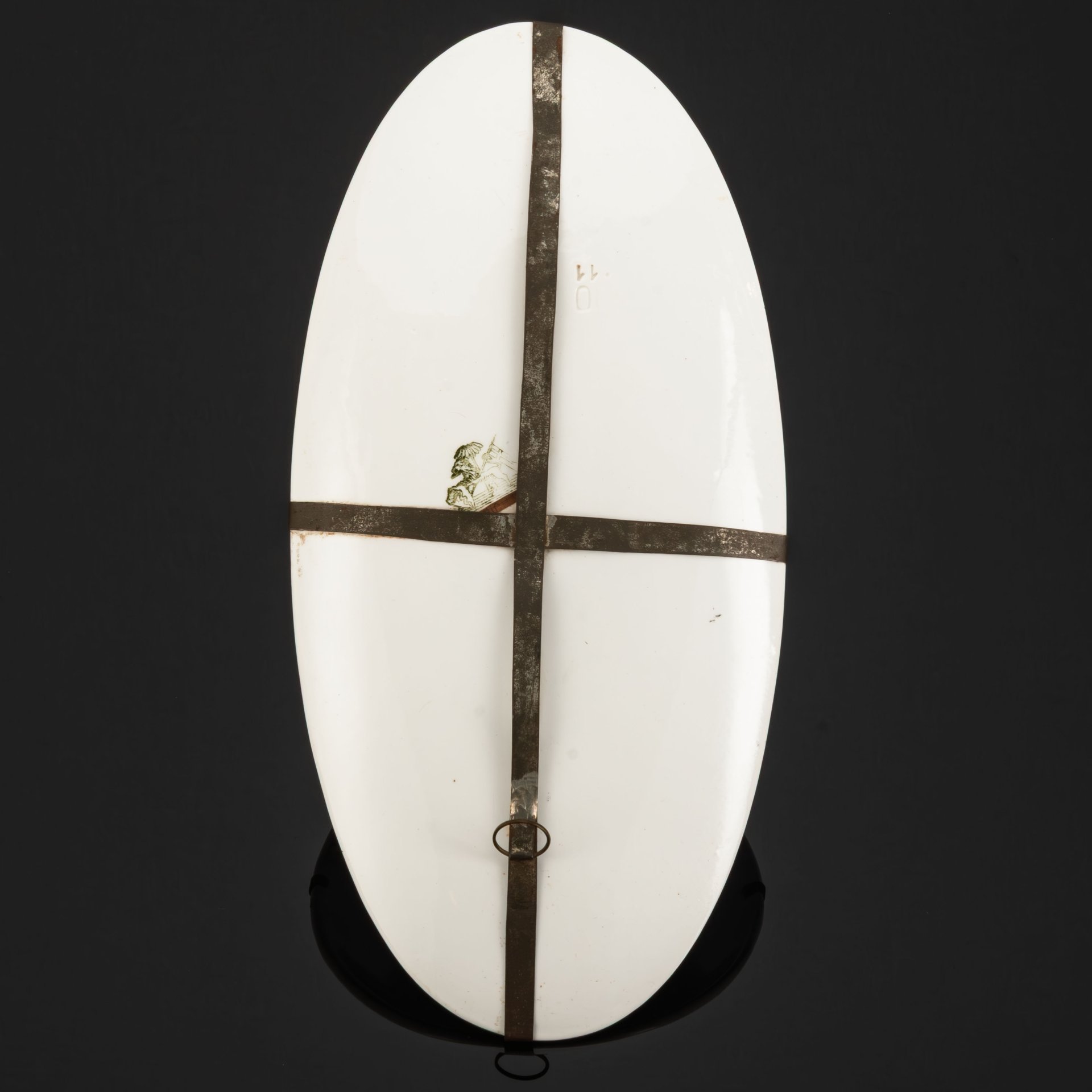 Панно настенное "Пастушок", художник Giuseppe Bertini (1825-1898 гг.), Società Ceramica Richard