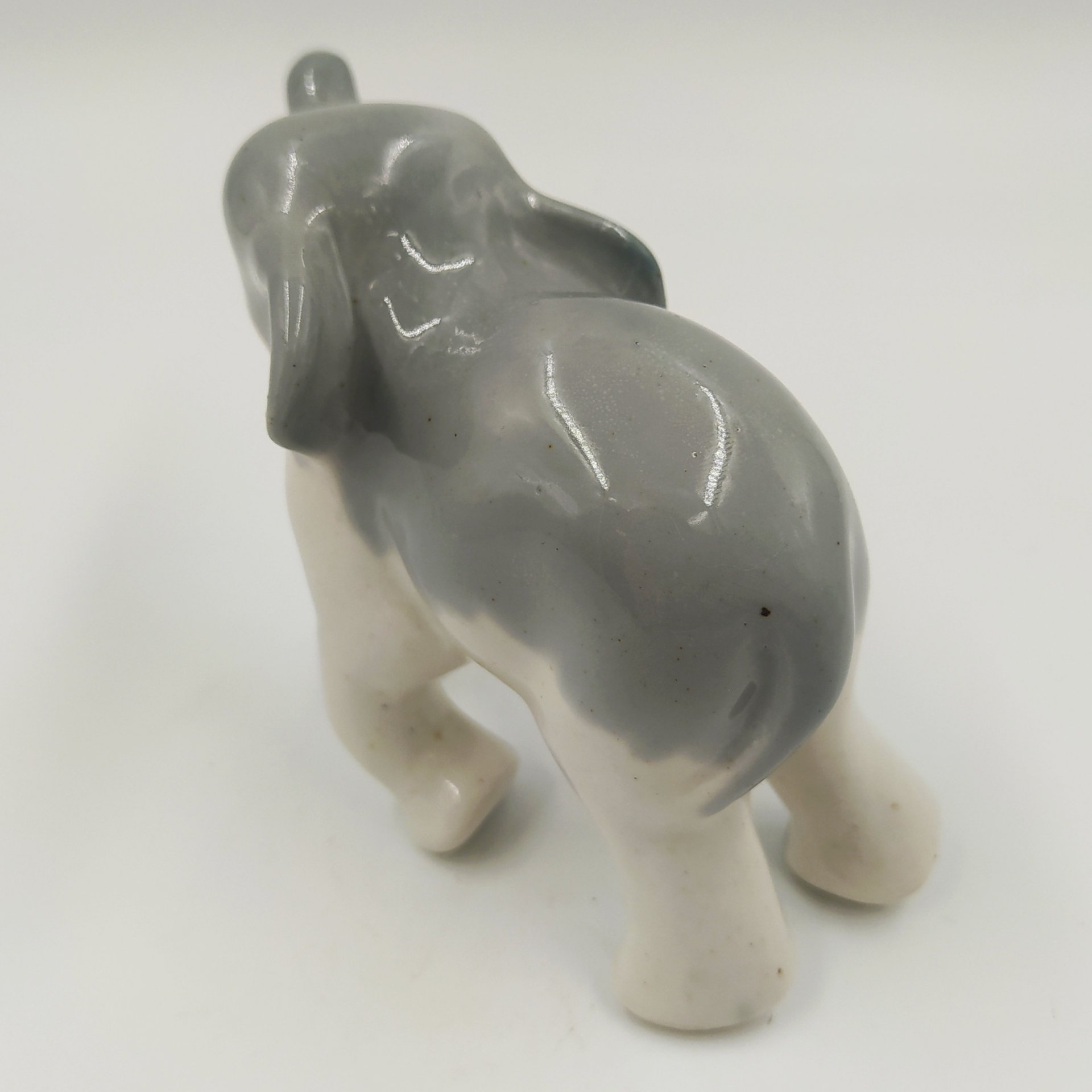 Статуэтка "Слоненок", фарфор, роспись, СССР, 1960-1990 гг.