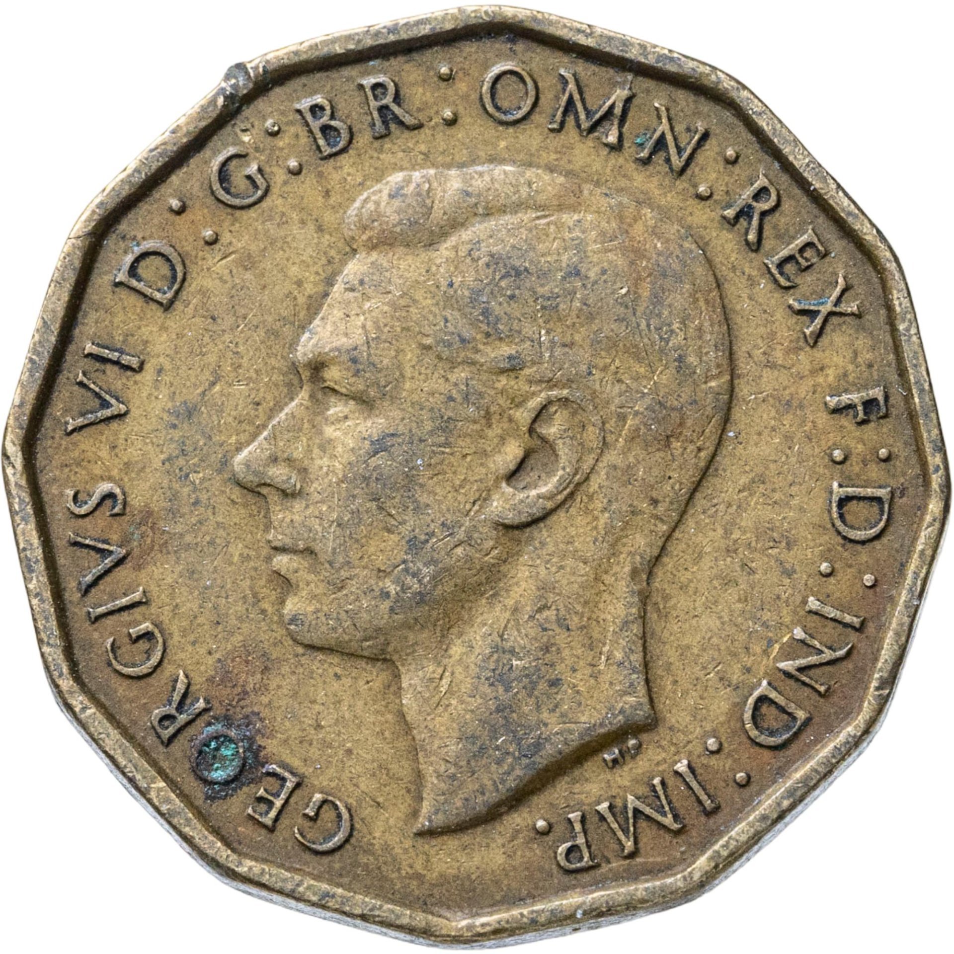 Великобритания 3 пенса (pence) 1944