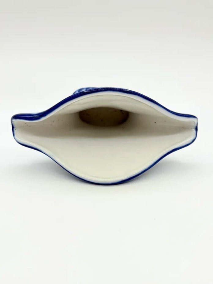 Салфетница с цветочным декором, Гжель, фарфор, роспись, Россия, 1991-2010 гг.