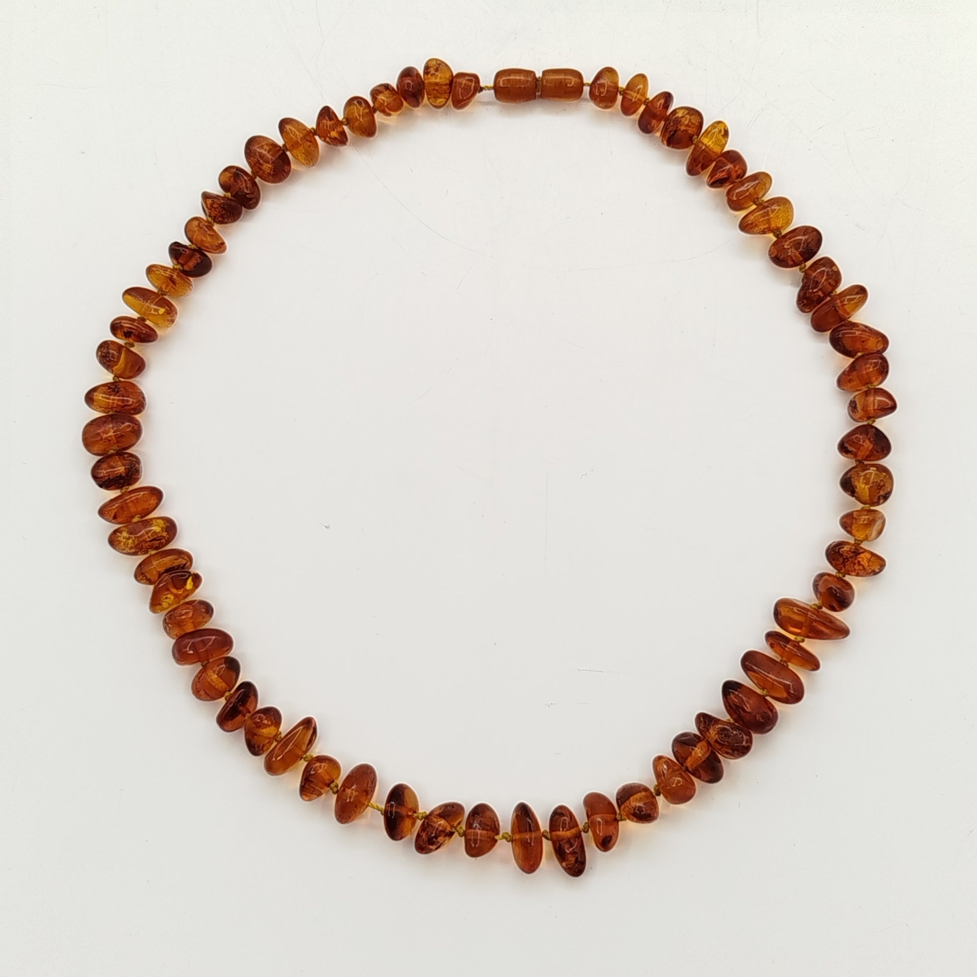 Бусы винтажные с бусинами различных форм