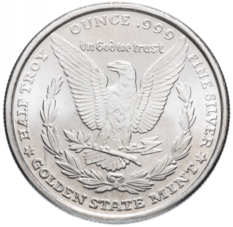 Жетон Highland Mint США 1/2 тройской унции серебра