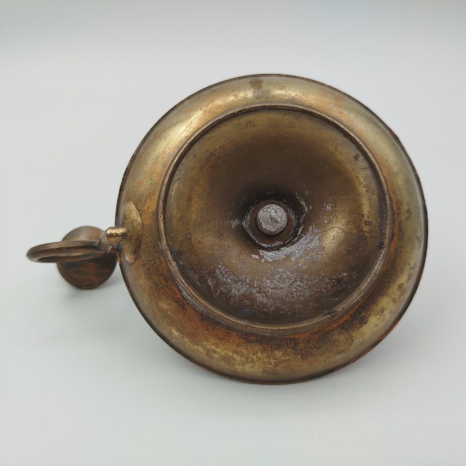 Подсвечник на одну свечу (винтаж), медный сплав, литье, Европа, 1900-1930 гг.