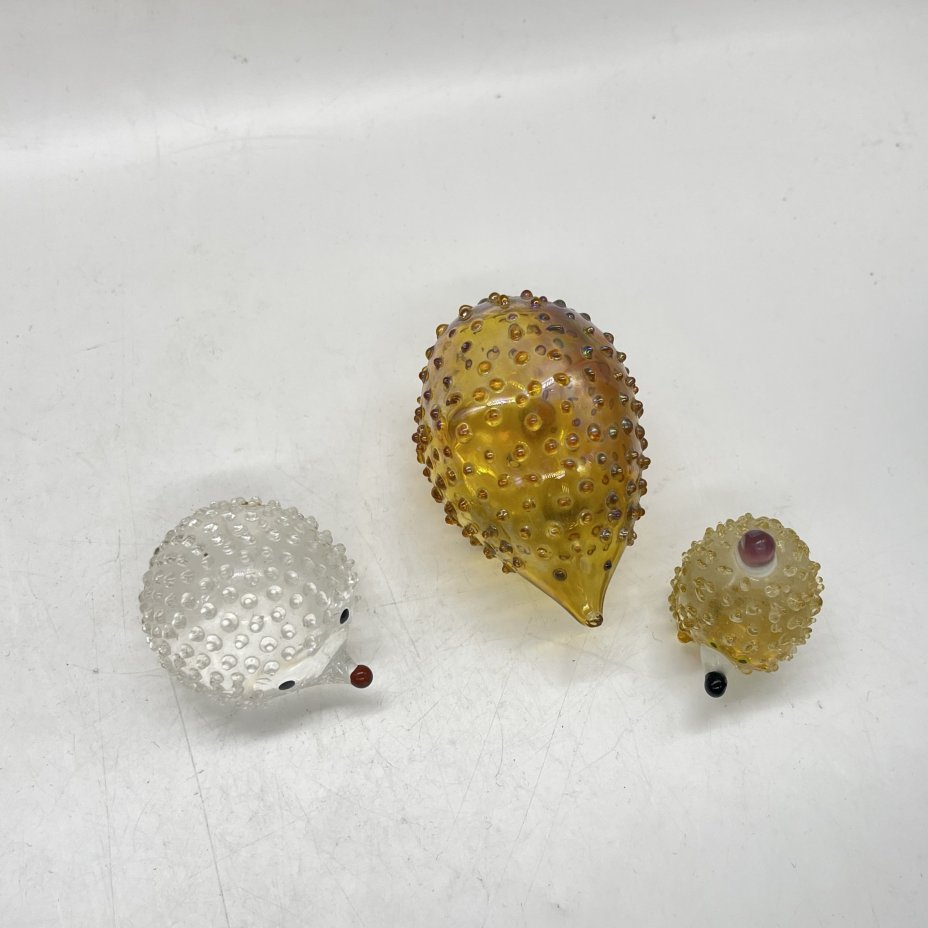 Набор из 3 статуэток "Ёжики" (подбор)