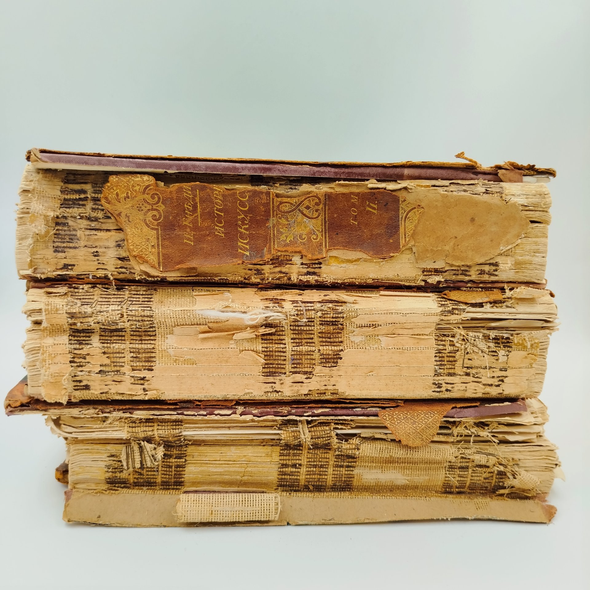 [Под реставрацию] Гнедич П.П. "История искусств" в 3-х томах, издание А.Ф. Маркса, бумага, печать, Российская империя, 1897 г.