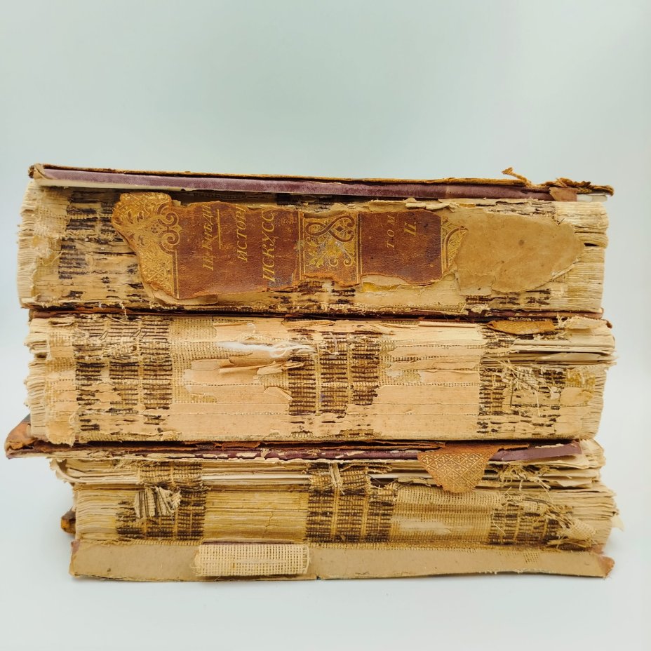 [Под реставрацию] Гнедич П.П. "История искусств" в 3-х томах, издание А.Ф. Маркса