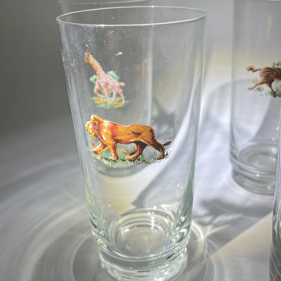 Набор из 4 стаканов "Сафари"