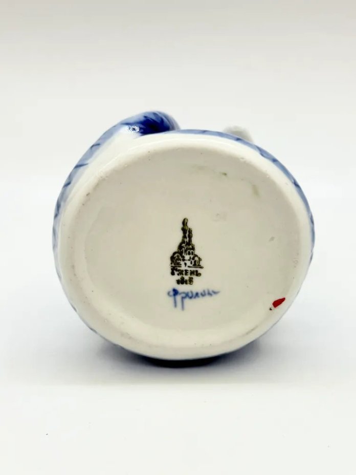 Статуэтка "Змея", Гжель