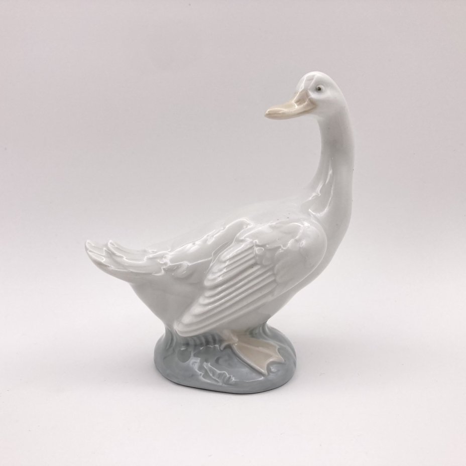 Статуэтка "Утка", фарфор, роспись, NAO Porcelain, Испания, 1980-1990 гг.