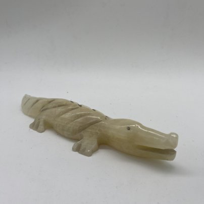 Статуэтка "Крокодил", натуральный камень, резьба, Азия, 1980-2000 гг.