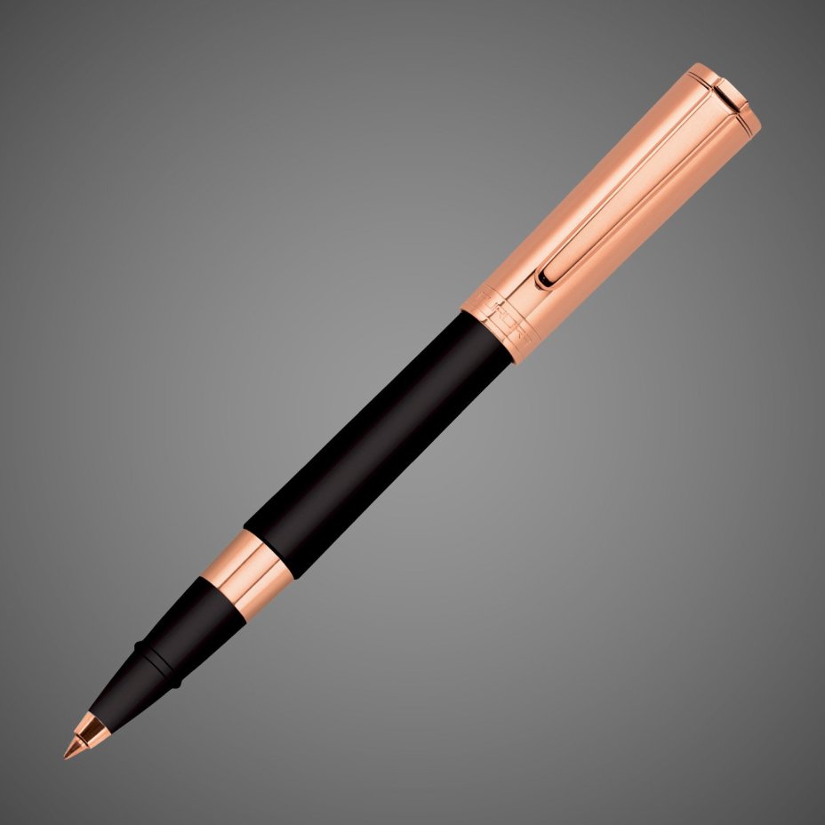 Шариковая ручка Aurora TU Metal Cap Black PGT, в подарочной коробке, Драгметаллы: позолота, позолота, смола