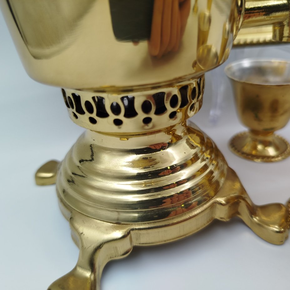 Набор для крепких напитков "Самовар" (декоративный) в форме "рюмка" (Самовар и 6 рюмок)