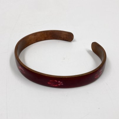 Винтажный браслет "Ниннель", металл, эмаль, Россия, 1970-1990 гг.