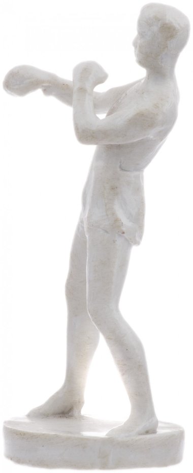 Статуэтка "Боксер", фторопласт, СССР, 1960-1970 гг.