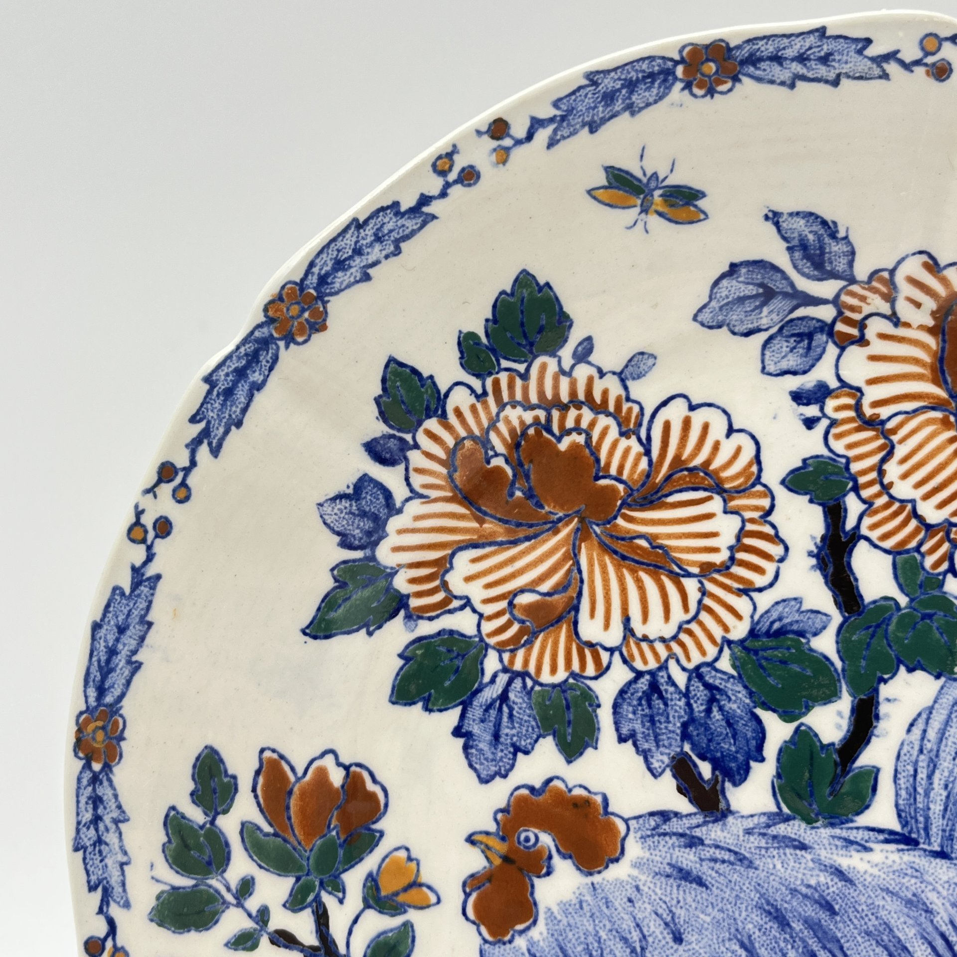 Декоративная тарелка с изображением петуха, Gien