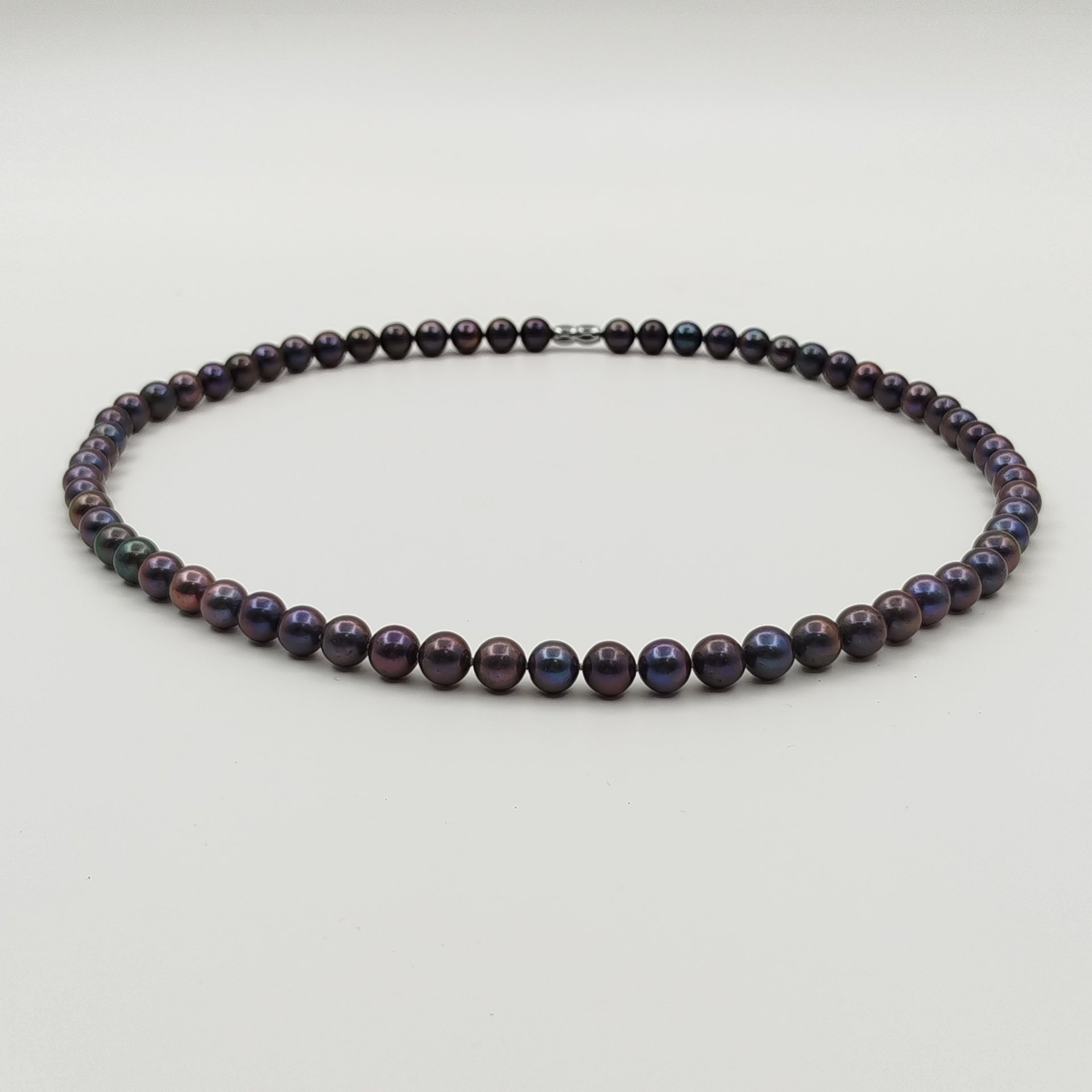 Бусы, металл, культивированный (черный) жемчуг, Азия, 2000-2015 гг.