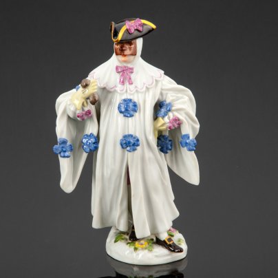 Статуэтка "Юрист" из Commedia dell'Arte (Комедии дель арте), автор модели Иоганн-Иоахим Кэндлер, Meissen (Мейсенский фарфор)