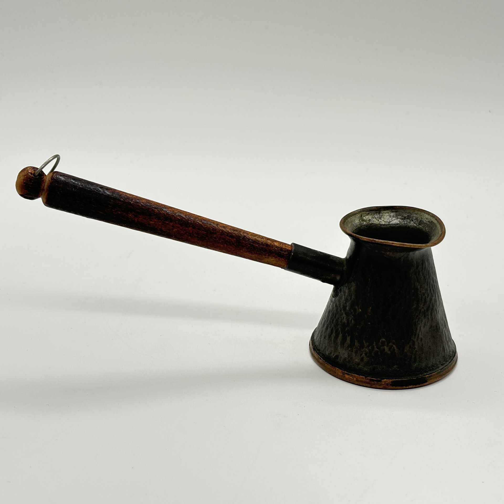Миниатюрная турка с длинной ручкой, металл, СССР, 1970-1990 гг.
