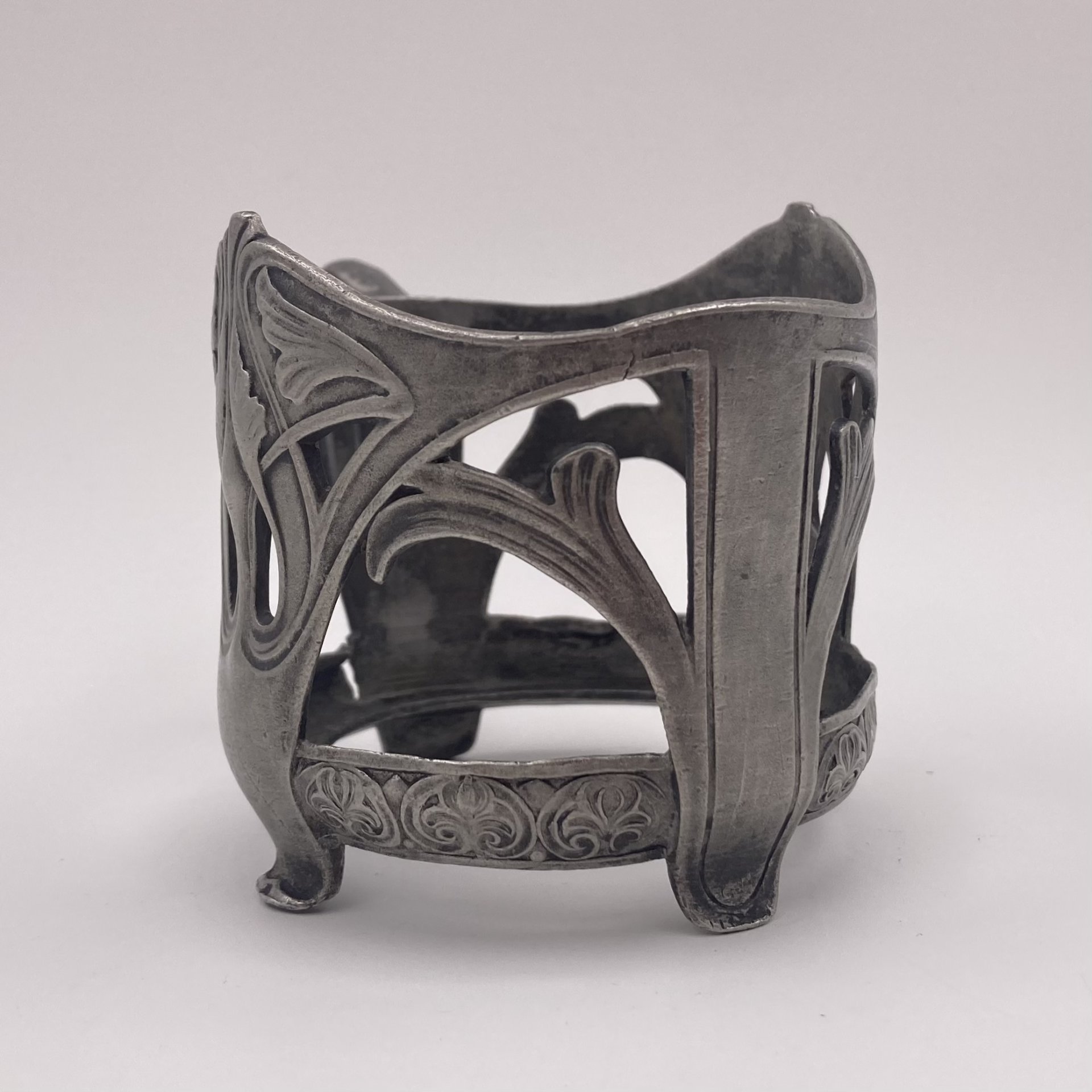 Подстаканник в стиле модерн, металл, серебрение, Württembergische Metallwarenfabrik (WMF), Германия, 1895-1903 гг., Württembergische Metallwarenfabrik (WMF)