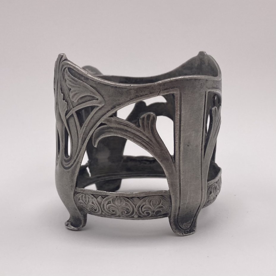 Подстаканник в стиле модерн, металл, серебрение, Württembergische Metallwarenfabrik (WMF), Германия, 1895-1903 гг., Württembergische Metallwarenfabrik (WMF)