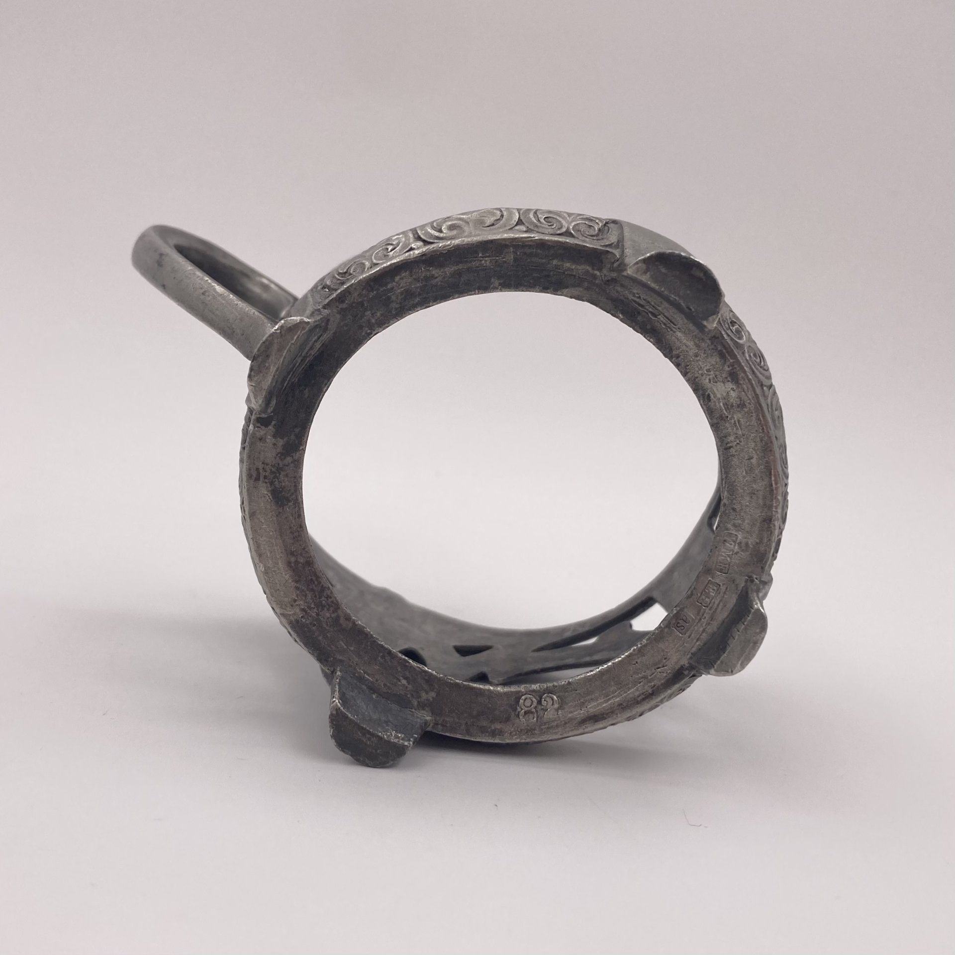 Подстаканник в стиле модерн, металл, серебрение, Württembergische Metallwarenfabrik (WMF), Германия, 1895-1903 гг., Württembergische Metallwarenfabrik (WMF)