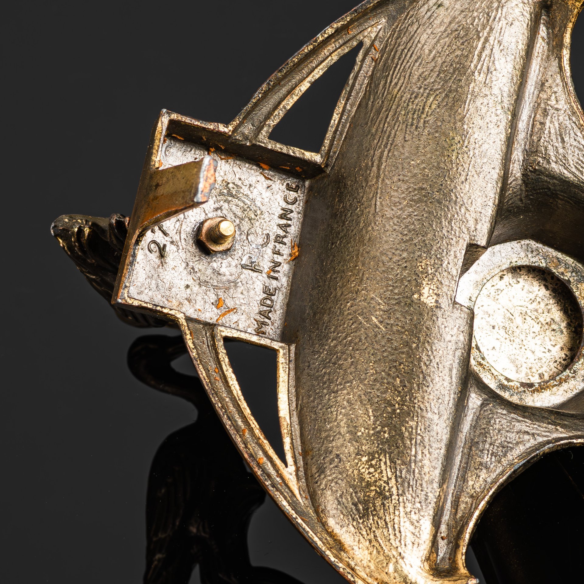 Чернильница с изображением аиста (символ Эльзаса) в стиле Ар-деко