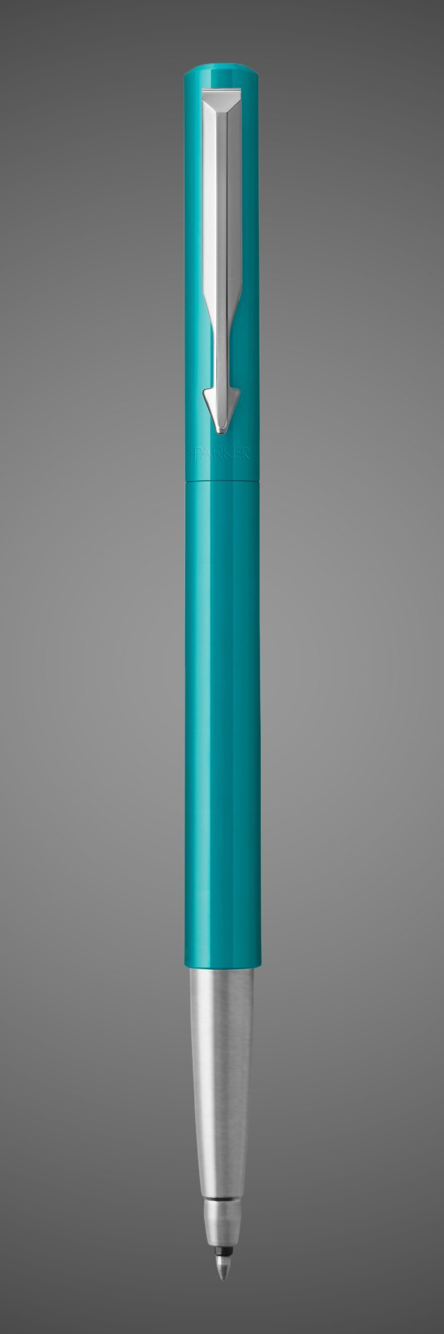 Ручка-роллер Parker Vector Standard T01, цвет: BLUE GREEN, Металлы: нержавеющая сталь, пластик