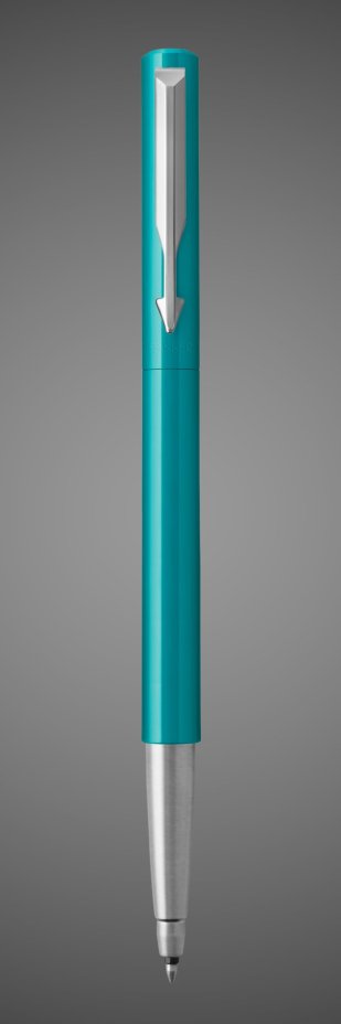 Ручка-роллер Parker Vector Standard T01, цвет: BLUE GREEN, Металлы: нержавеющая сталь, пластик