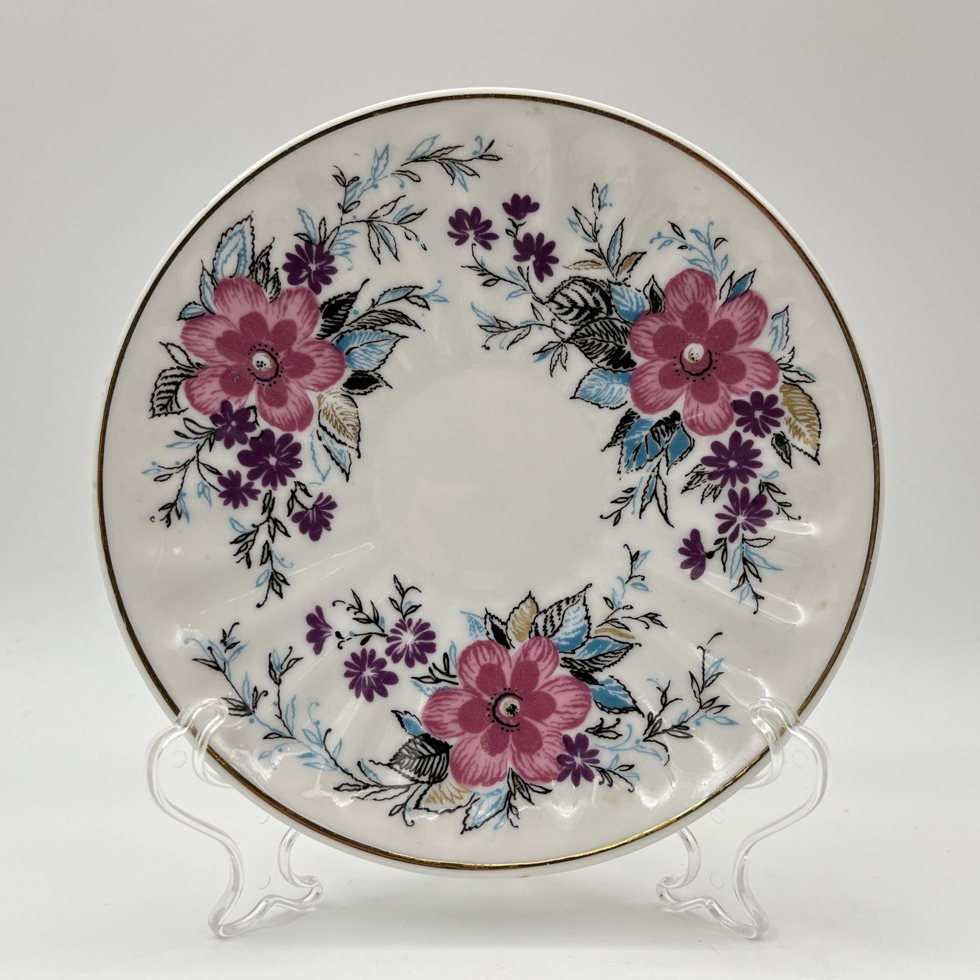 Чайная пара "Март", форма "Лучистая", автор формы Н.П. Славина, автор рисунка А.Н. Семенова