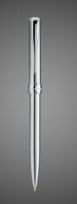 Шариковая ручка Aurora Magellano satin chrome CT, в подарочной коробке, Металлы: сталь, хром