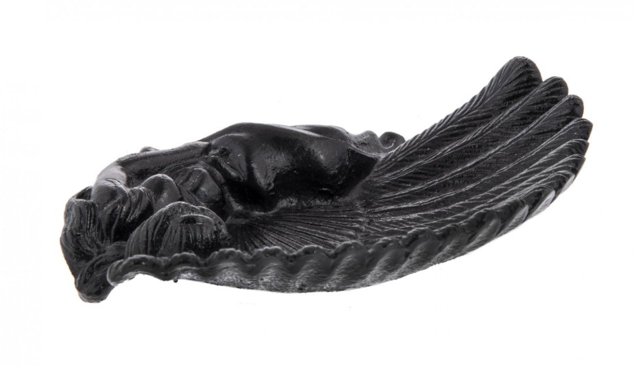 Пепельница с фигурой девушки, чугун, крашение, Россия, 1990-2000 гг.