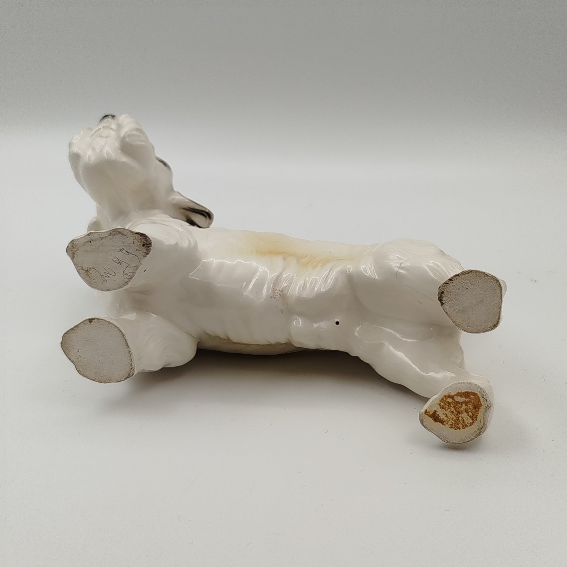 Статуэтка "Терьер", фаянс, роспись, Западная Европа, 1970-1990 гг.