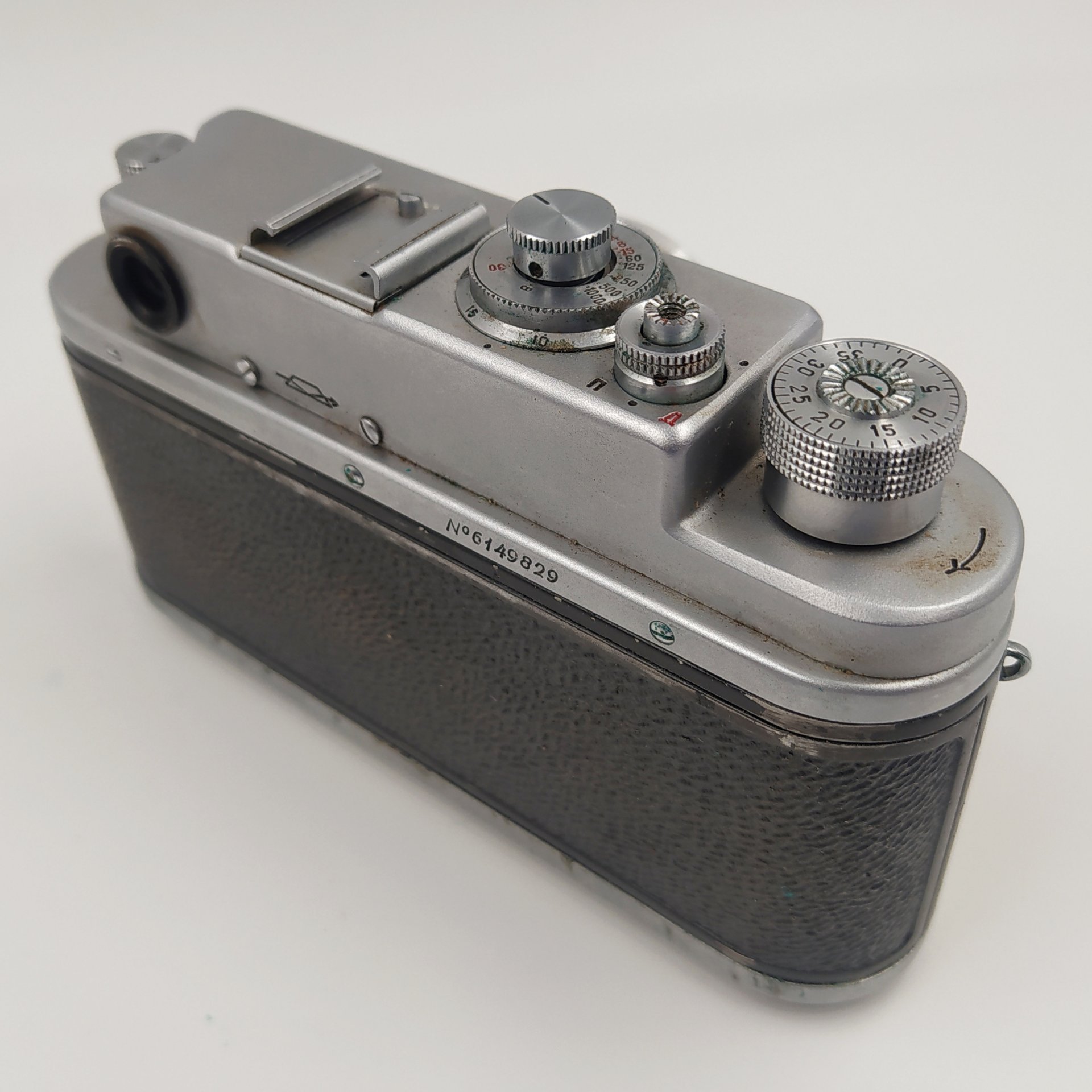 Фотоаппарат "Зоркий-4" с объективом "Юпитер-8", в оригинальном кофре, металл, пластик, стекло, кожа, Красногорский механический завод (КМЗ), СССР, 1956-1973 гг.