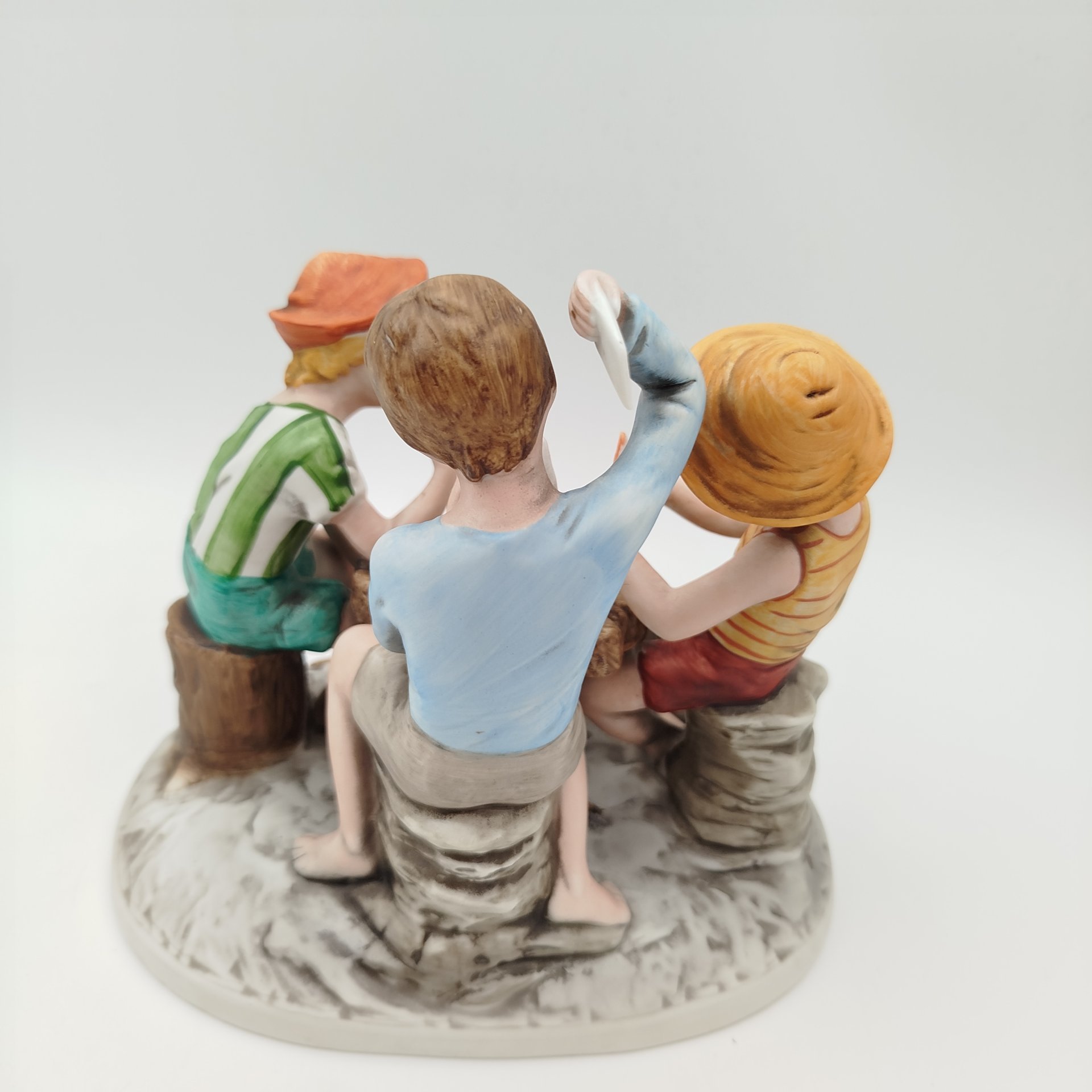 Статуэтка "Игра в карты", фарфор, роспись, Европа, 1980-2010 гг.