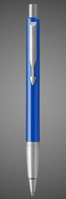 Шариковая ручка Parker Vector Standard K01, цвет: Blue, стержень: Mblue, Металлы: латунь, пластик, хром