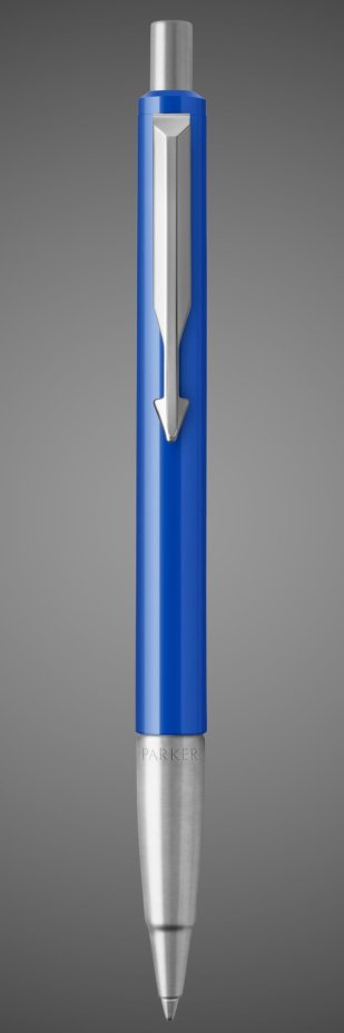 Шариковая ручка Parker Vector Standard K01, цвет: Blue, стержень: Mblue, Металлы: латунь, пластик, хром