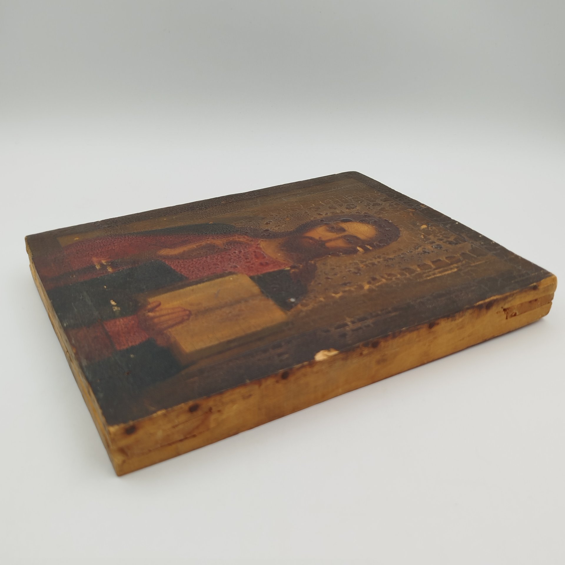 Икона "Господь Вседержитель", дерево, масло, лак, Российская империя, 1880-1915 гг.