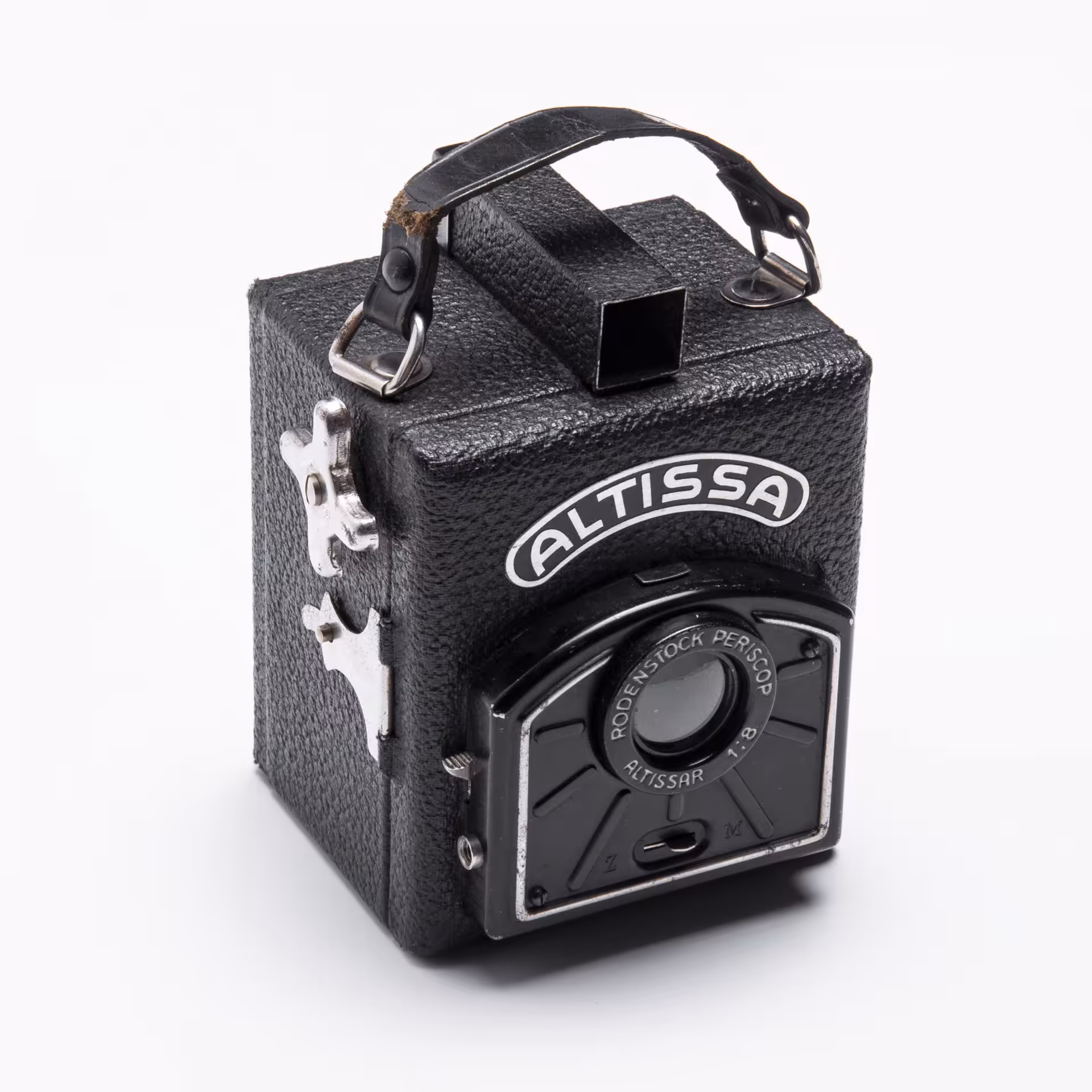Фотоаппарат пленочный среднеформатный "Altissa", металл, стекло, кожа, Германия, 1930-1950 гг.