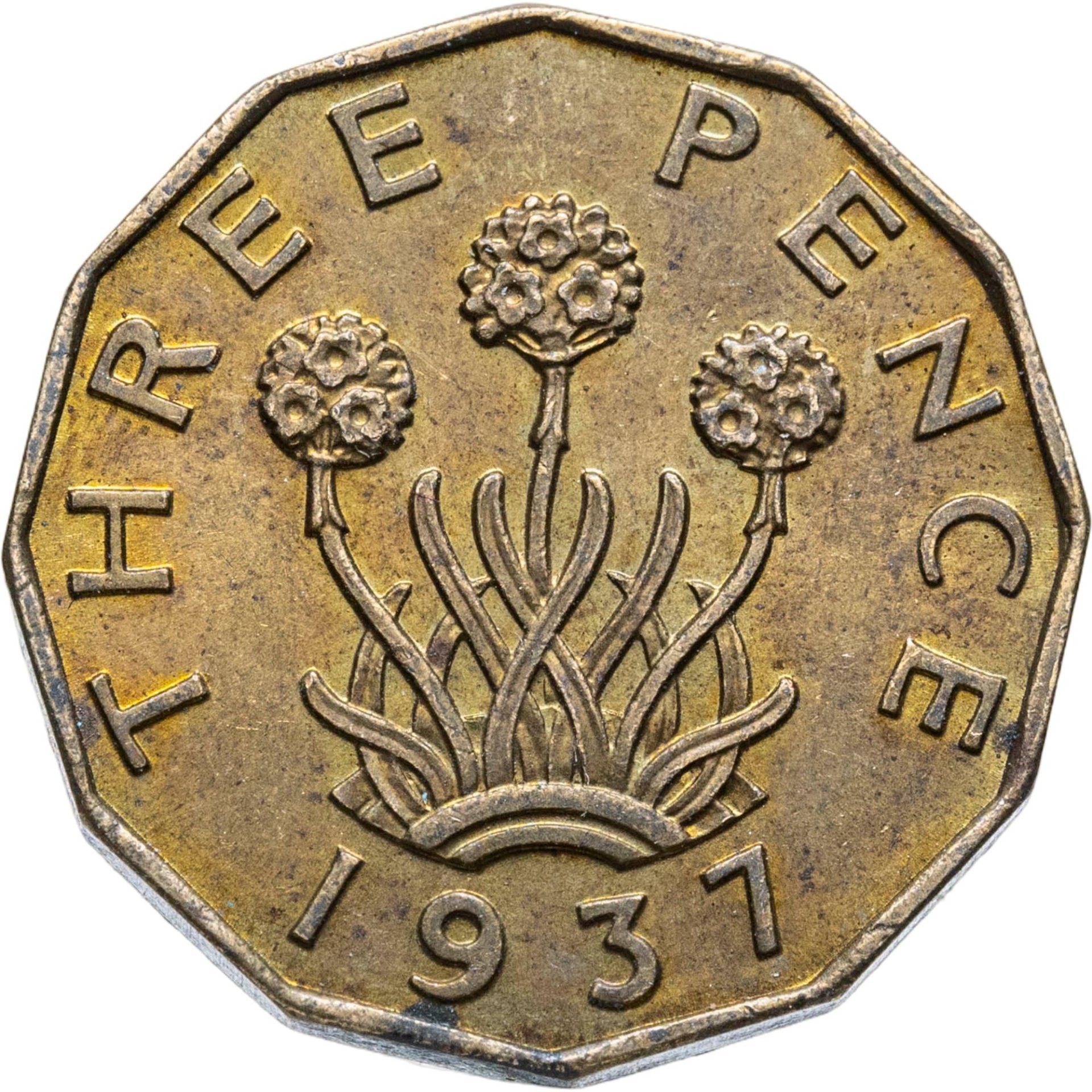Великобритания 3 пенса (pence) 1937