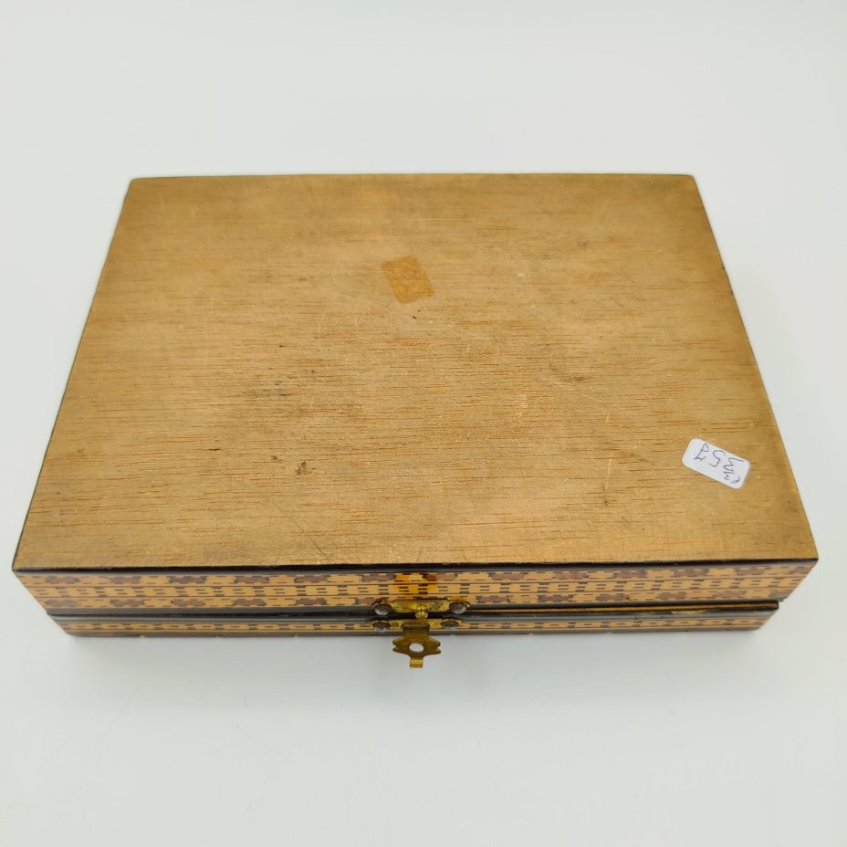 Шкатулка (коробка) для хранения игральных карт (2 колоды)