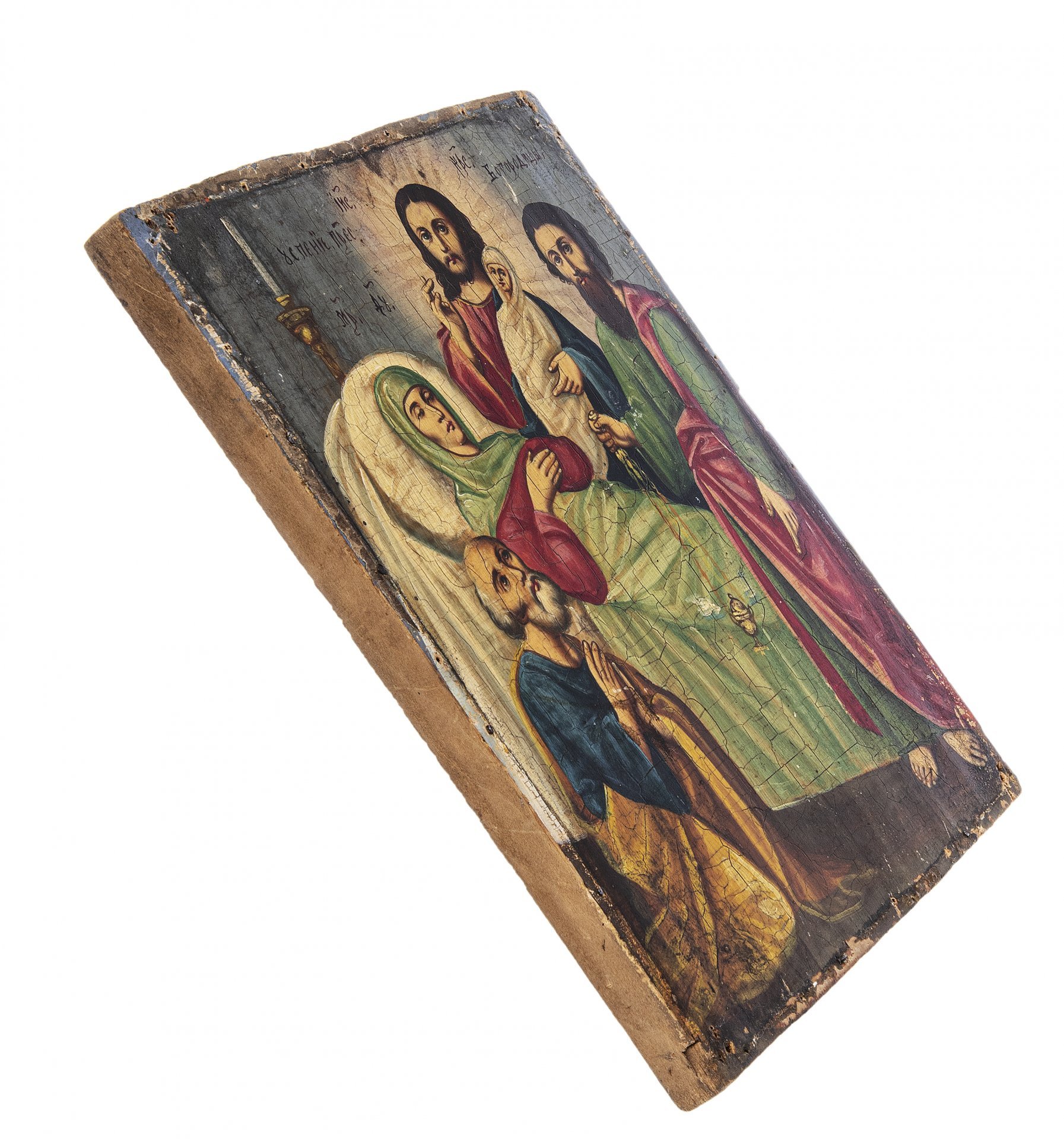 Икона "Успение Пресвятой Богородицы", дерево, масло, Российская Империя, 1880-1900 гг.