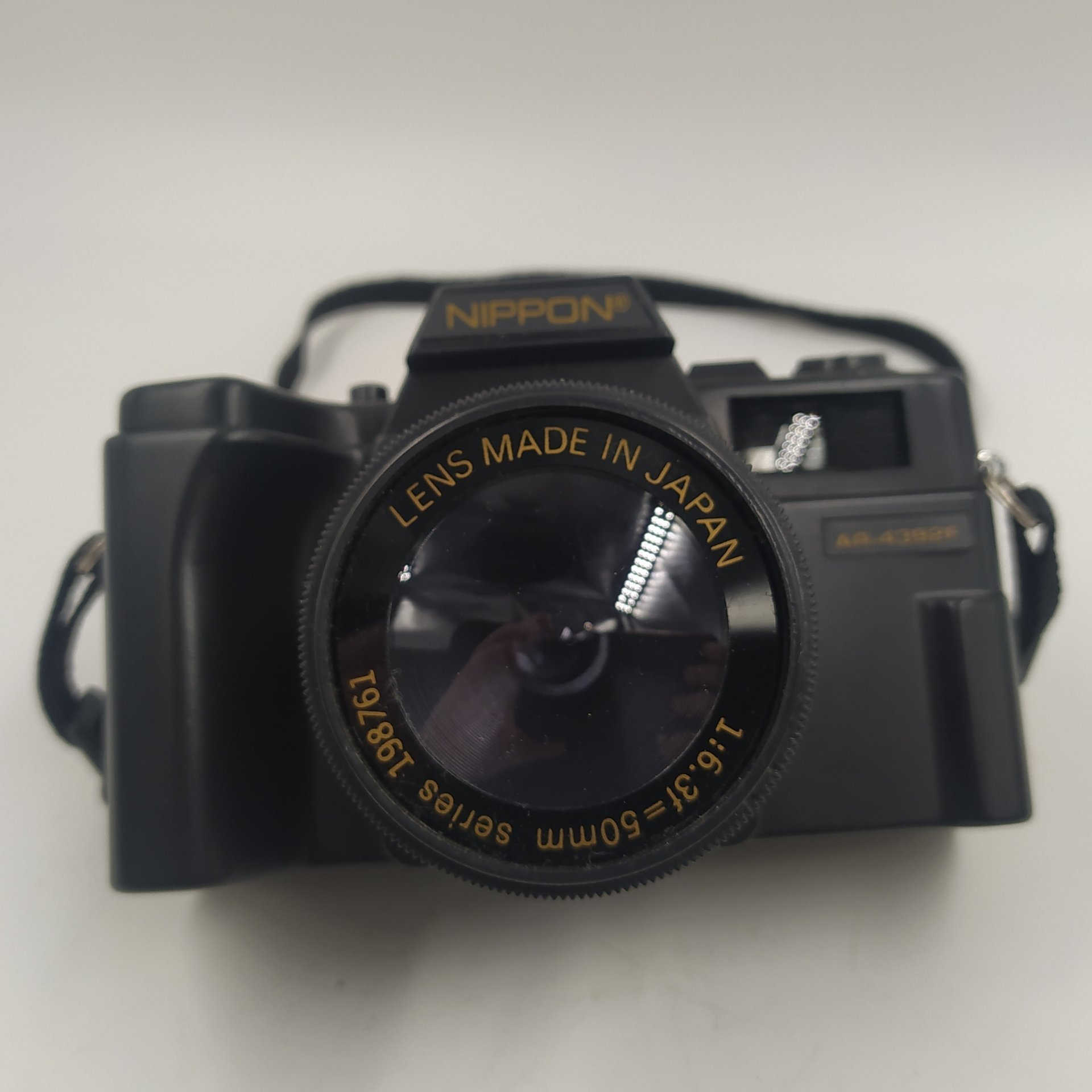 Фотоаппарат плёночный Nippon AR 4392F со вспышкой, пластик, стекло, Япония, 1990-1999 гг.