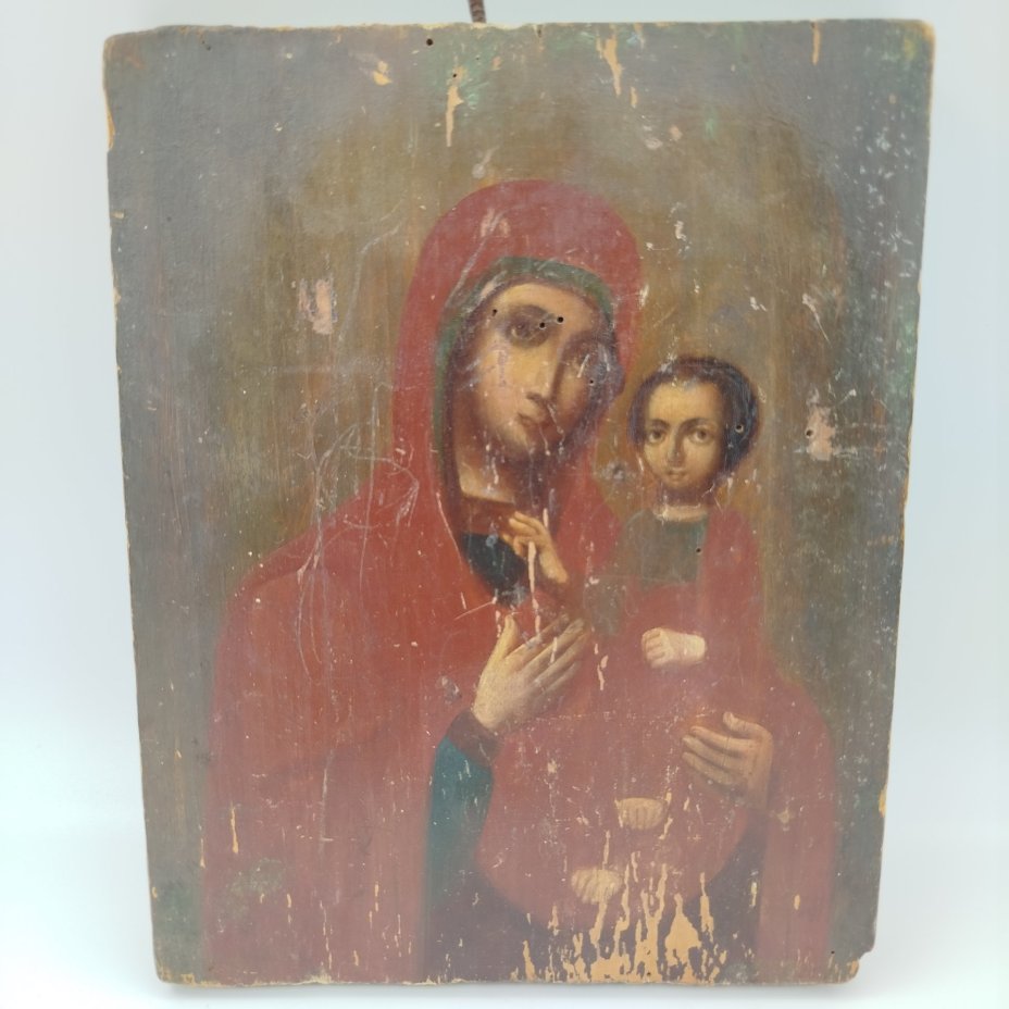 Икона "Богоматерь Иверская", дерево, масло, Российская империя, 1900-1915 гг.