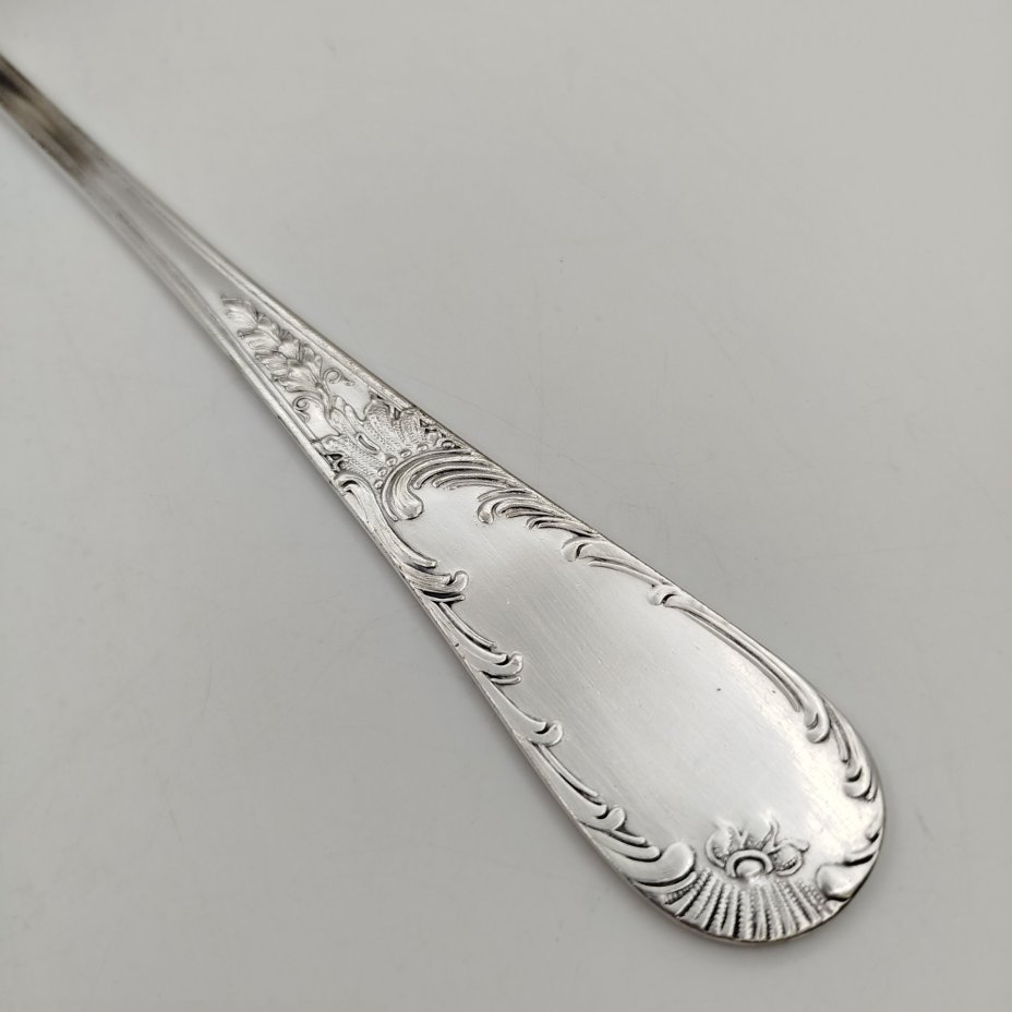 Половник "Пламя", мНЦ (медь-никель-цинк), Кольчугинский завод цветных металлов, СССР, 1950-1962 гг., Кольчугинский завод цветных металлов