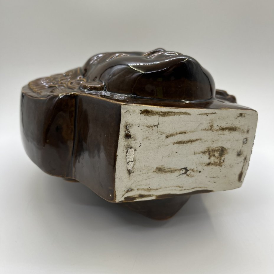 Штоф с рельефным изображением лица девушки в кокошнике (с двух сторон)