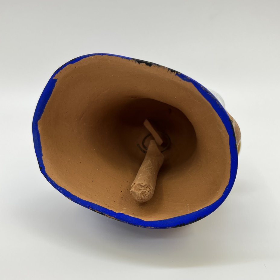 Статуэтка (колокольчик) "Барышня. Кострома", глина, роспись, Россия, 2000-2010 гг.