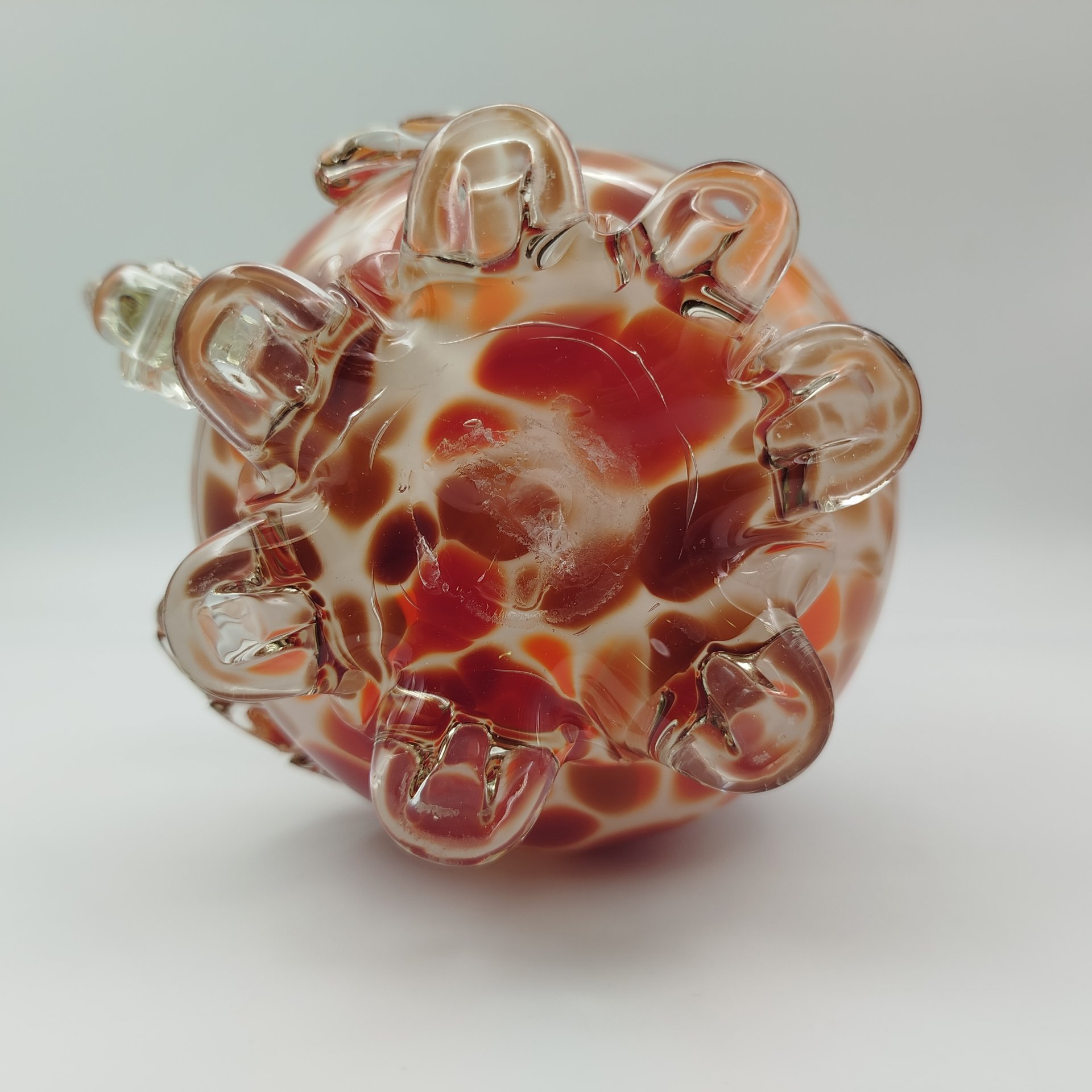 Графин "Петух", стекло, гутная техника, СССР, 1960-1980 гг.