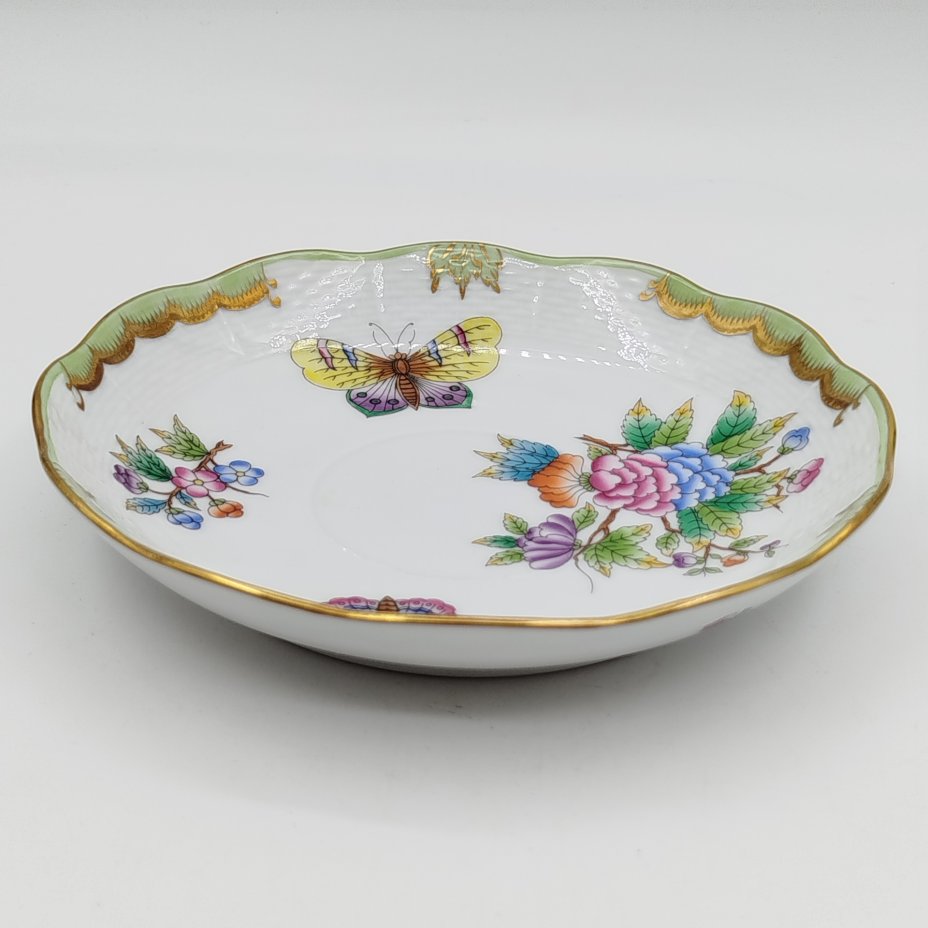 Блюдце из сервиза "Королева Виктория", Herend (Херенд)
