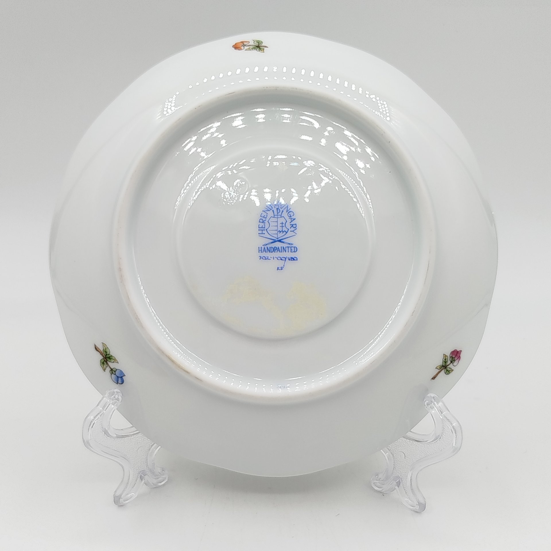 Блюдце из сервиза "Королева Виктория", Herend (Херенд)